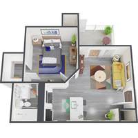 The Admiral Apartments in Euless, TX - Building Photo - Floor Plan