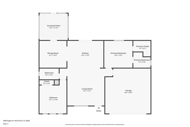 3896 Ragen St in North Port, FL - Building Photo - Building Photo