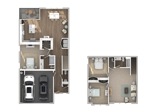 Poplin Trace in Indian Trail, NC - Foto de edificio - Floor Plan