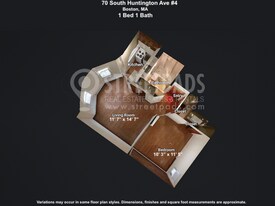 66 S Huntington Ave, Unit 4 in Boston, MA - Building Photo