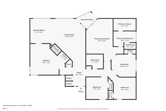 1610 Autumn Breeze Ln in Lewisville, TX - Foto de edificio - Building Photo