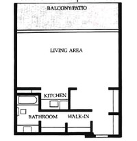 Villa Fontana Apartments in Santa Barbara, CA - Foto de edificio - Floor Plan