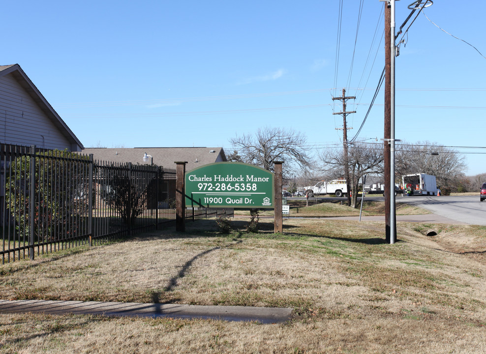 Charles Haddock Manor in Balch Springs, TX - Building Photo