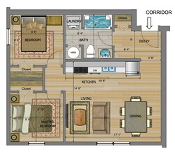 Bishop Gate Residences in Fredericton, NB - Building Photo - Floor Plan