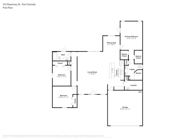 373 Rosemary St in Port Charlotte, FL - Foto de edificio - Building Photo