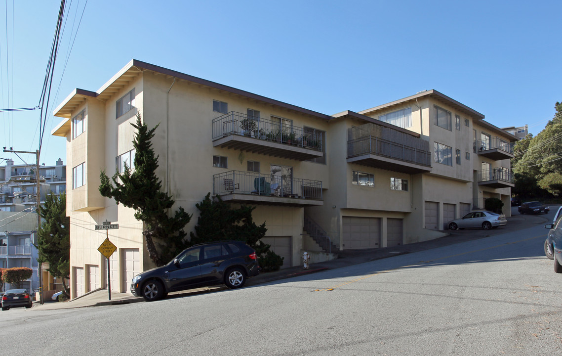 725 Burnett Ave in San Francisco, CA - Foto de edificio