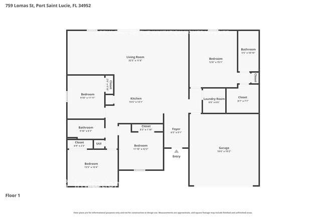 759 Lomas St in Port St. Lucie, FL - Foto de edificio - Building Photo