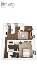 Terra Hilliard Bluffs in Rocky River, OH - Foto de edificio - Floor Plan