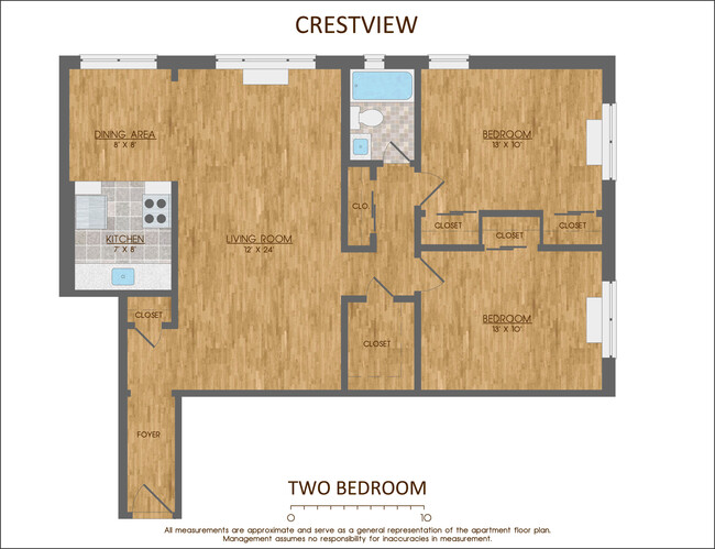 Crestview in Washington, DC - Building Photo - Floor Plan