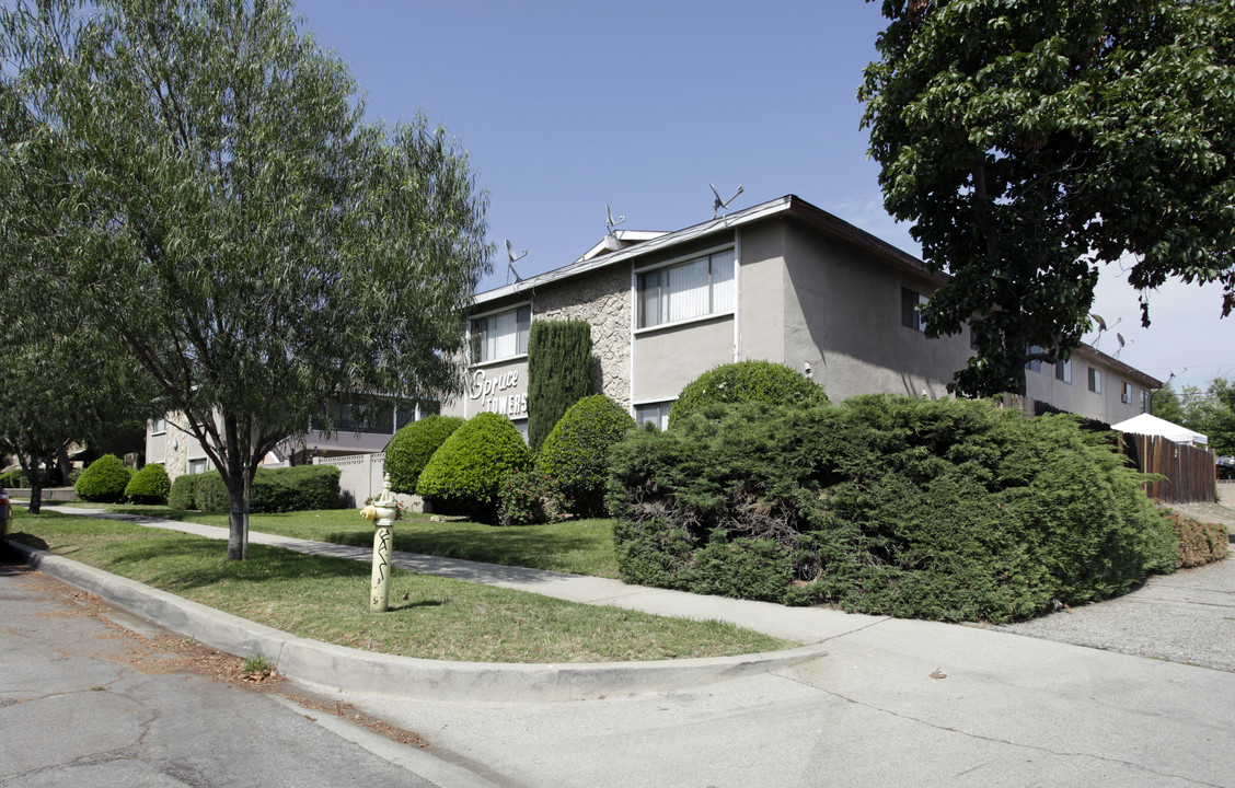 Spruce Towers in Upland, CA - Building Photo