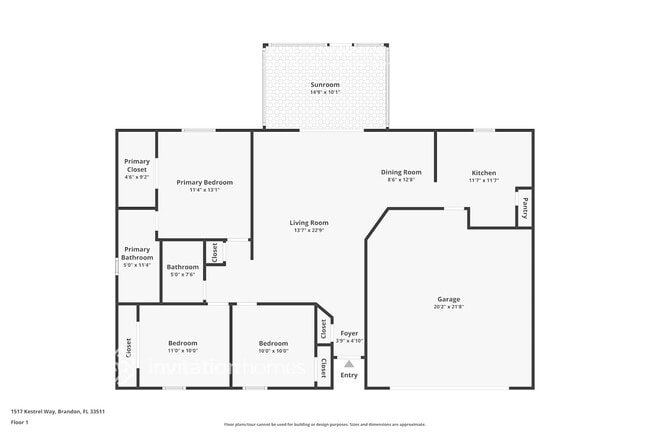 1517 Kestrel Way in Brandon, FL - Foto de edificio - Building Photo