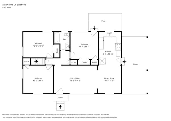 2246 Collins Dr in East Point, GA - Foto de edificio - Building Photo