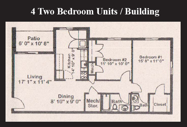 Westwind Village Apartments in Madison Heights, VA - Building Photo - Floor Plan