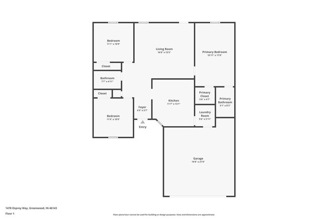 1478 Osprey Way in Greenwood, IN - Building Photo - Building Photo