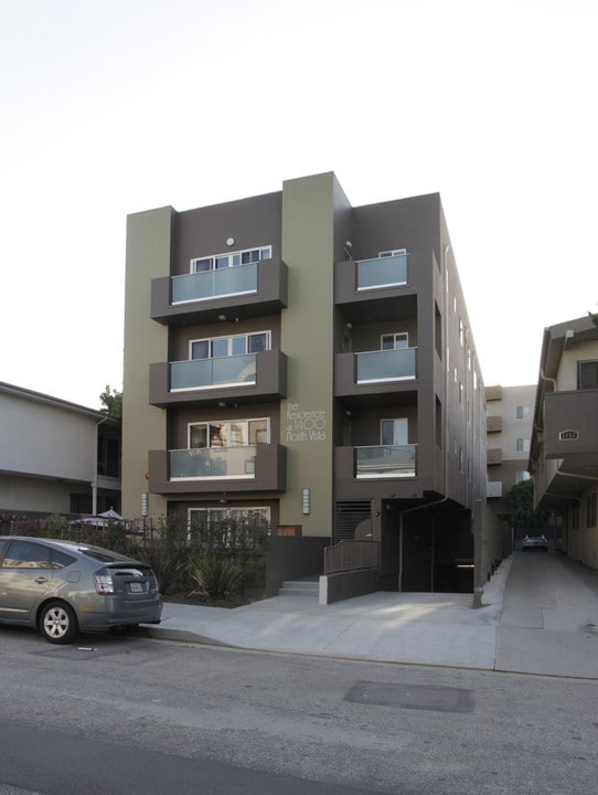 The Residence at 1400 Vista in Los Angeles, CA - Foto de edificio