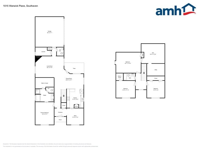 1015 Warwick Pl in Southaven, MS - Foto de edificio - Building Photo