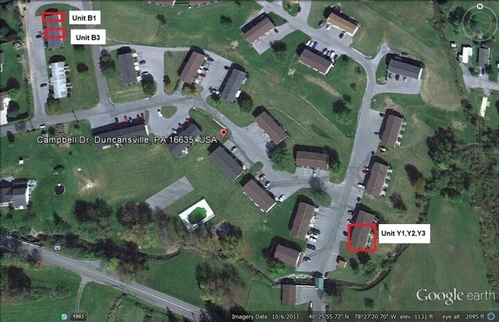 Maple Hollow Townhouses in Duncansville, PA - Foto de edificio
