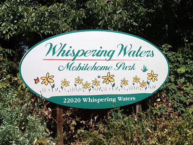 Whispering Waters Mobile Home Park in Anderson, CA - Building Photo