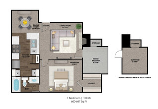 The Landry in Antioch, TN - Foto de edificio - Floor Plan