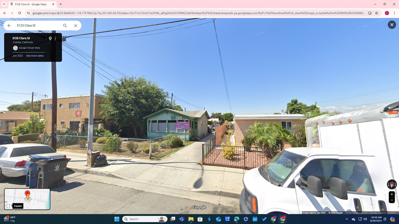 5125 1/2 Clara St in Cudahy, CA - Foto de edificio