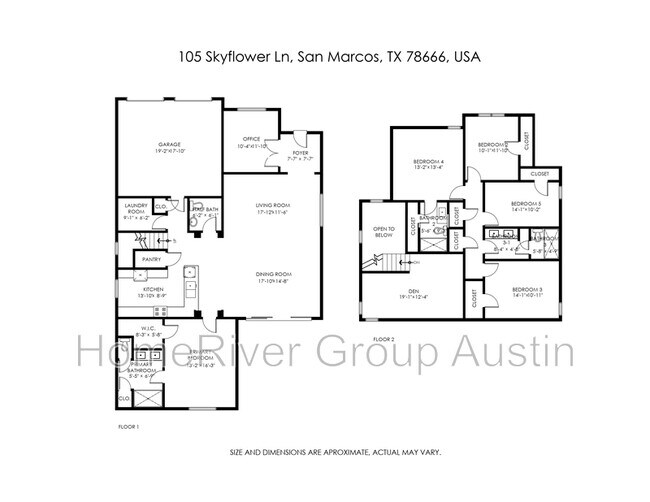 105 Skyflower Ln in San Marcos, TX - Foto de edificio - Building Photo