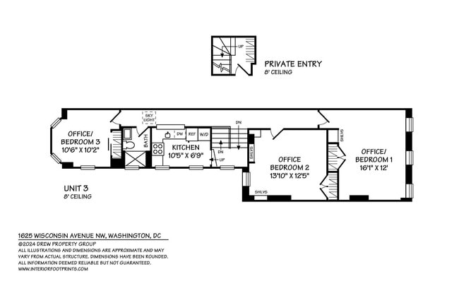 property at 1625 Wisconsin Ave NW