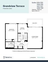 Grandview Terrace in London, ON - Building Photo - Floor Plan