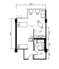 Morgens Hall in Cincinnati, OH - Foto de edificio - Floor Plan