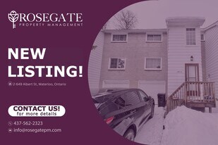 649 Albert St in Waterloo, ON - Building Photo