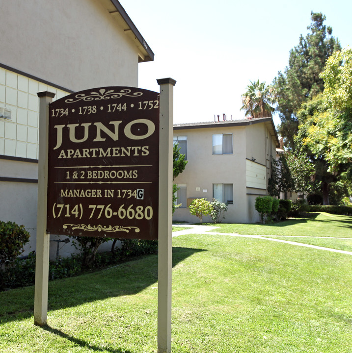 Juno Apartments in Anaheim, CA - Building Photo