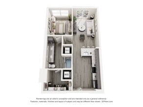 Parc On Jackson in Dallas, TX - Foto de edificio - Floor Plan
