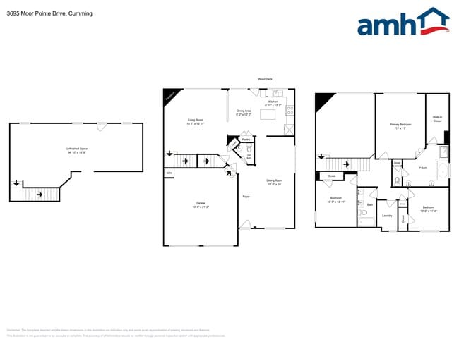 3695 Moor Pointe Dr in Cumming, GA - Foto de edificio - Building Photo