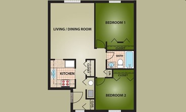 Valleyview Village in Dayton, OH - Building Photo - Floor Plan