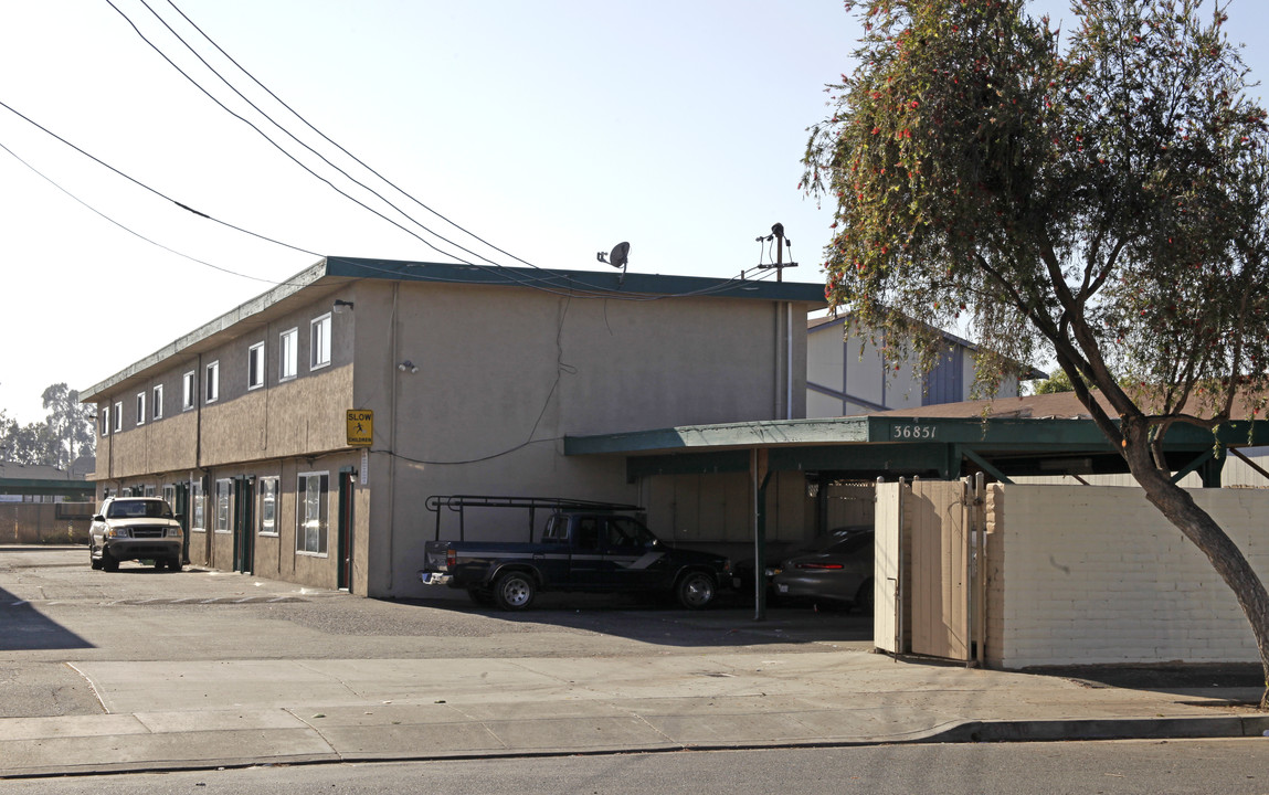36851-36857 Sycamore St in Newark, CA - Foto de edificio