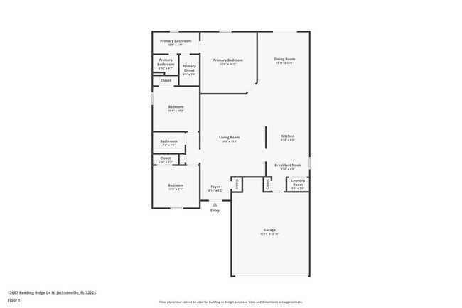 12607 Reeding Ridge Dr N in Jacksonville, FL - Foto de edificio - Building Photo