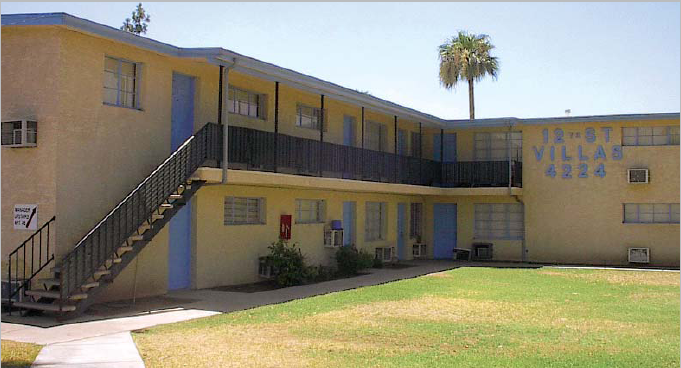 12th Street Villas in Phoenix, AZ - Building Photo