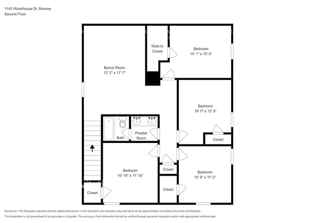 1143 Woodhouse Dr in Monroe, NC - Foto de edificio - Building Photo