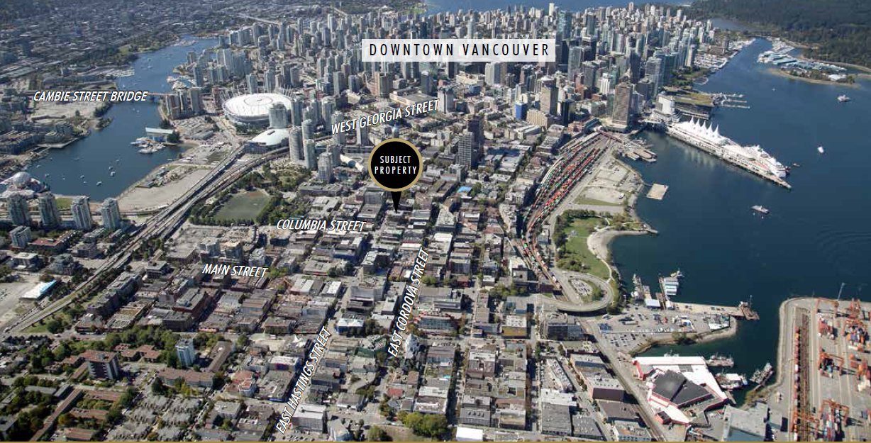 Olivia Skye in Vancouver, BC - Building Photo