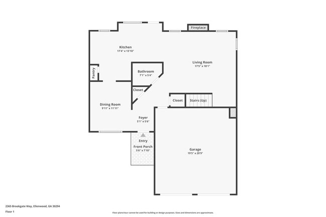 2365 Brookgate Way in Ellenwood, GA - Foto de edificio - Building Photo