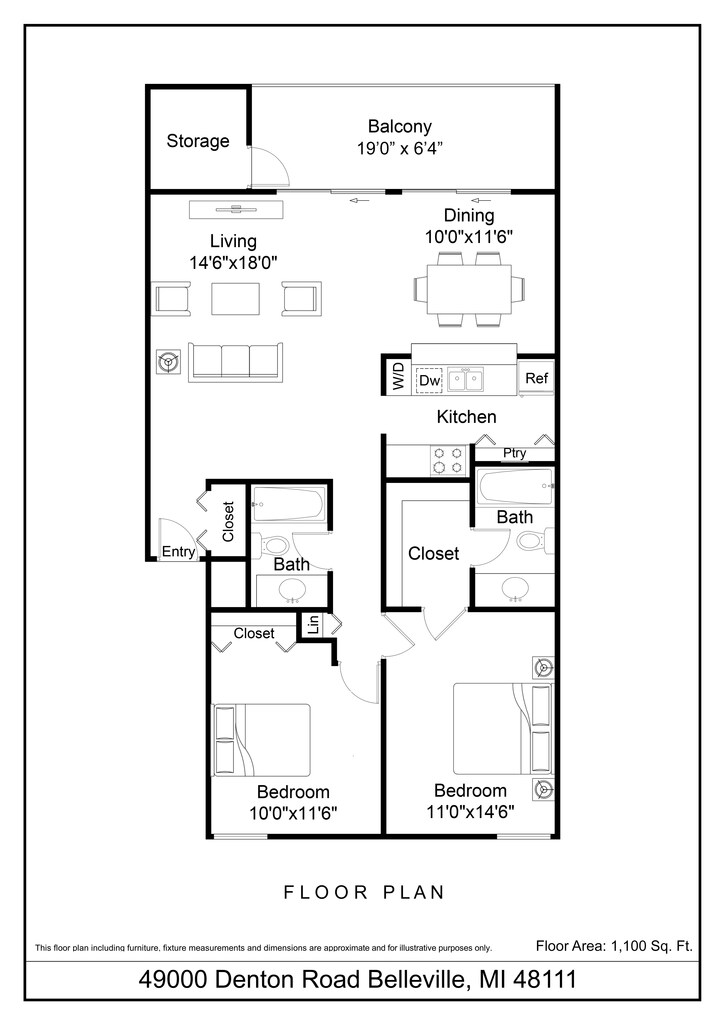 The Waverly Apartments in Belleville, MI
