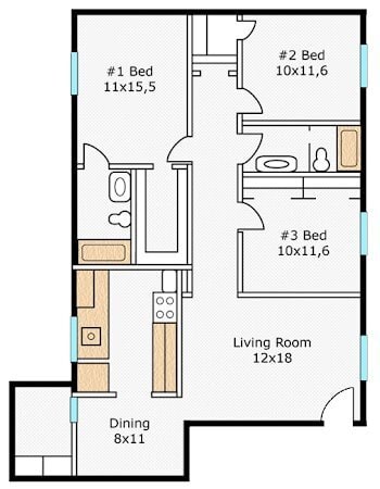 531 Bedford Rd, Unit 135 in Bedford, TX - Foto de edificio