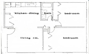 Southwood Apartments in Garrettsville, OH - Building Photo - Floor Plan