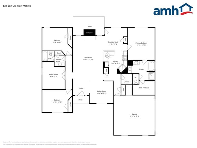 521 San Dra Way in Monroe, GA - Foto de edificio - Building Photo