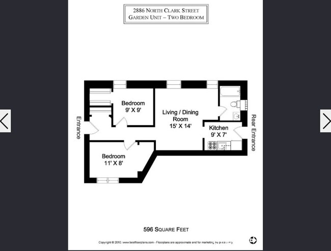 2886 N Clark St, Unit 1 in Chicago, IL - Building Photo - Building Photo