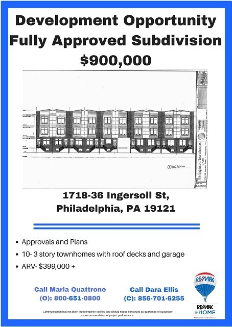 1718-1736 Ingersoll St in Philadelphia, PA - Foto de edificio