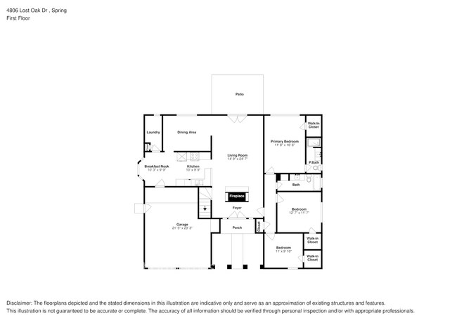 4806 Lost Oak Dr in Spring, TX - Foto de edificio - Building Photo