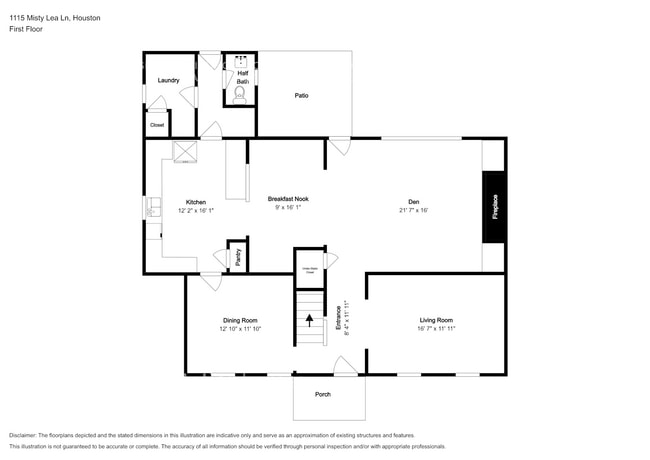 1115 Misty Lea Ln in Houston, TX - Foto de edificio - Building Photo