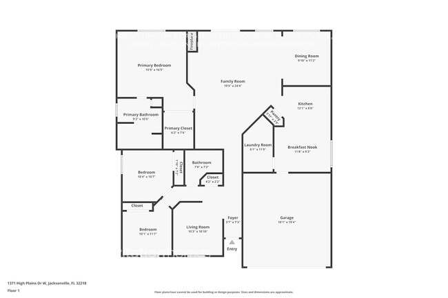 1371 High Plains Dr W in Jacksonville, FL - Foto de edificio - Building Photo