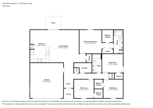 1852 SW Cecelia Ln in Port St. Lucie, FL - Building Photo - Building Photo