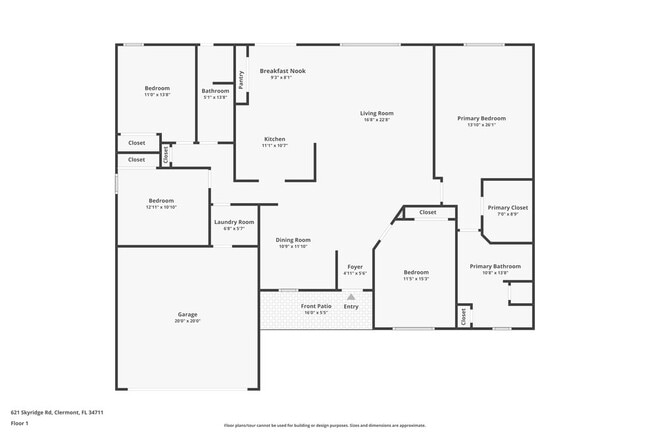 621 Skyridge Rd in Clermont, FL - Foto de edificio - Building Photo